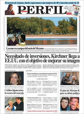 Aparece "Diario Perfil"