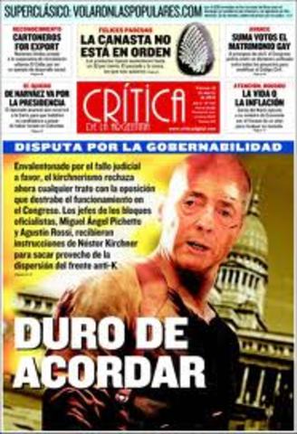 Aparece "Crítica de la Argentina"