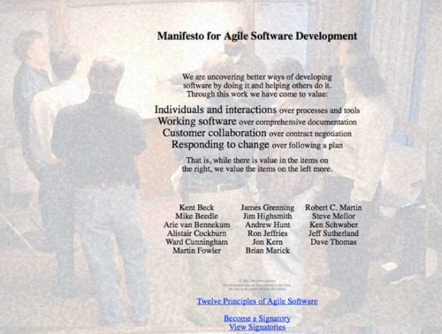 Manifesto Agile: Llegamos al Siglo XXI