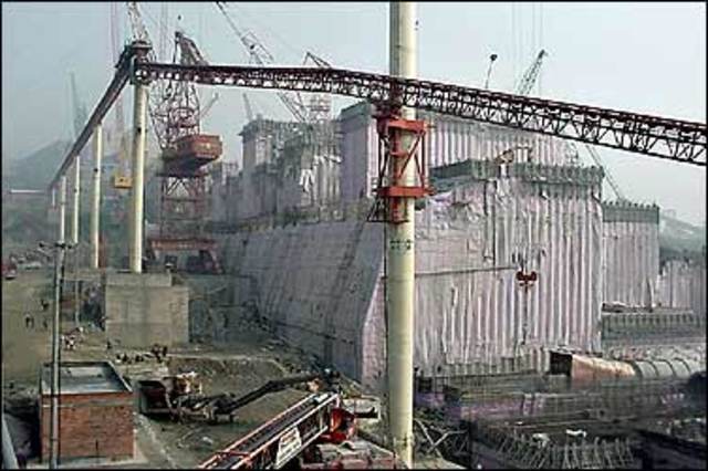 Building of the Three Gorges Dam