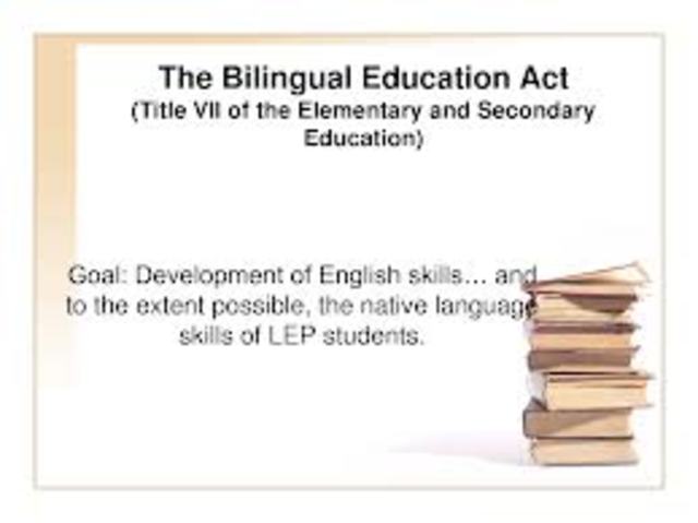 Bilingual Education Act (BEA)