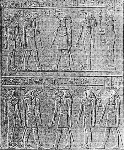 a. C.Egipcios  formulan la teoría de la Ogdóada , o de «las fuerzas primordiales»