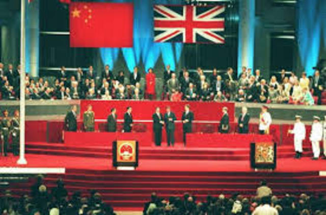 Hong Kong returned to China