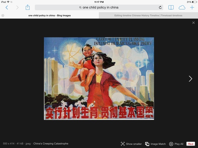 One Child Policy Institued