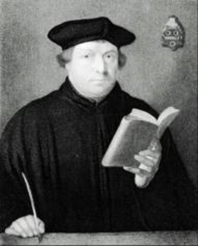 Martin Luther Begins Protestant Reformation