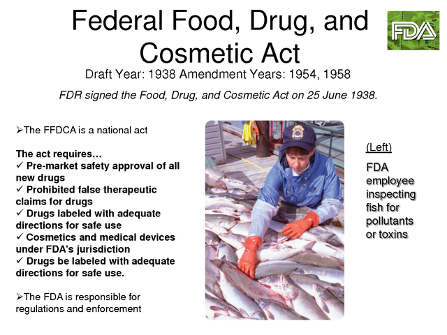 Food, Drug, and Cosmetics