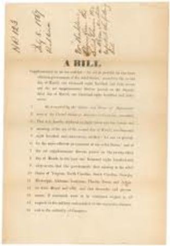 The Reconstrution Act