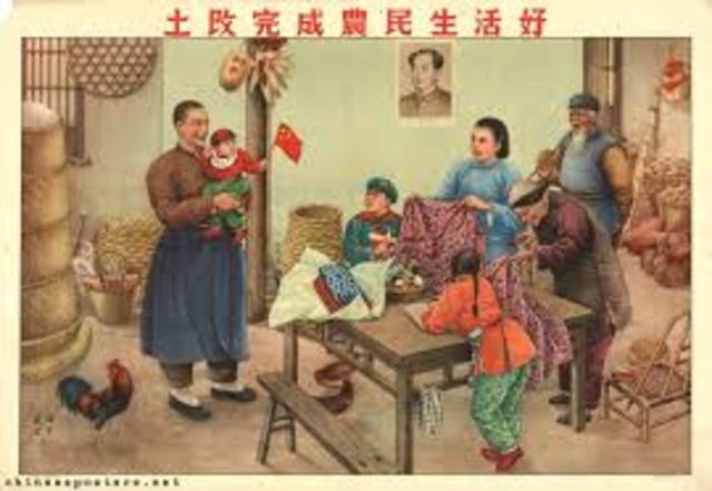 Peasants align with communists