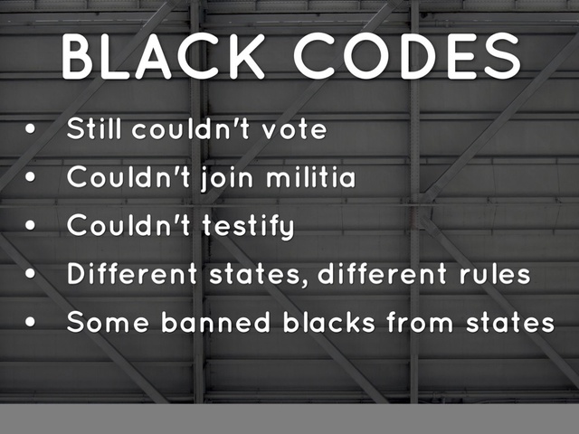 Black Codes