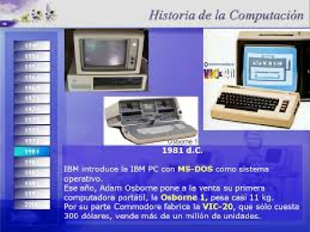 PORTATIL  VIC-20   Y LA OSBORNE 1