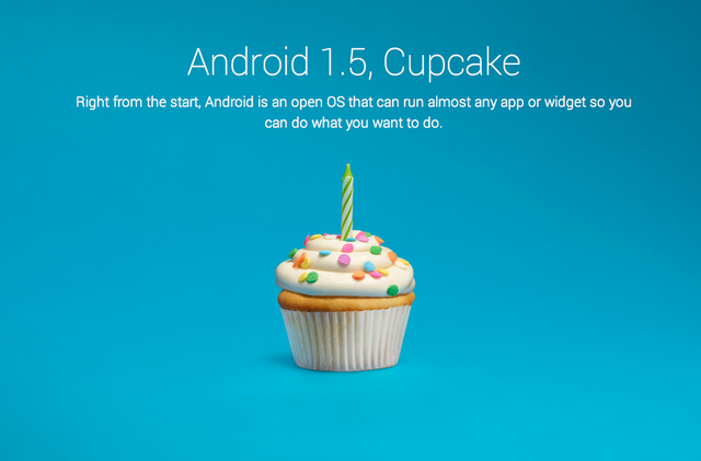 Android 1.5 Cupcake