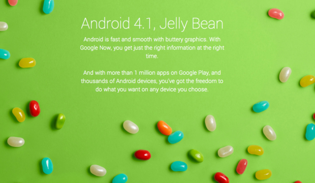 llega Android 4.1 Jelly Bean