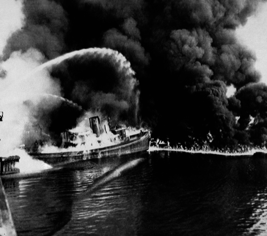 Cuyhoga River in Ohio caught fire