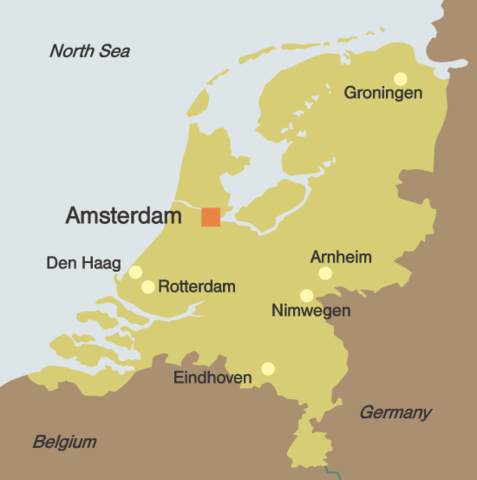 Parents traveled to Amsterdam for a conference