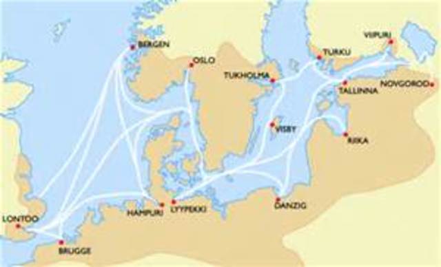 Venetian trade route formed