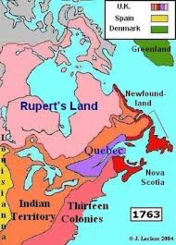 Territorial concessions with the Proclamation of 1763