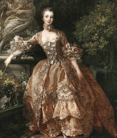 Fashion history in the 1700's