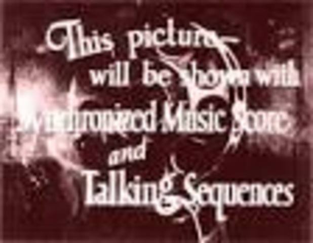 First film with sound