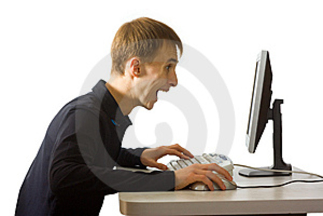 People started to use the email system in the early 90s.