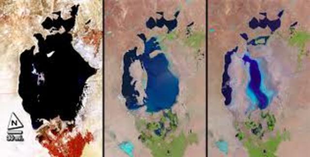 The Shrinking of the Aral Sea