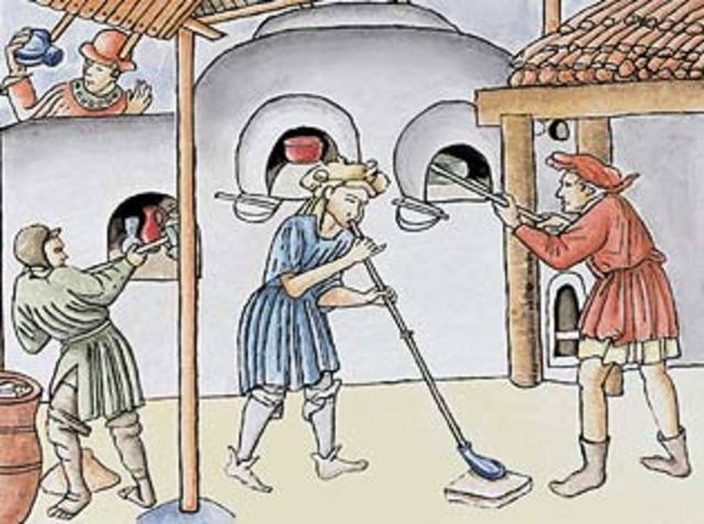 Invención del vidrio 280 a.C