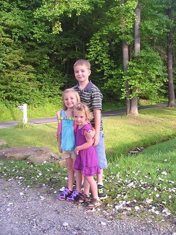 Evie's first day of school