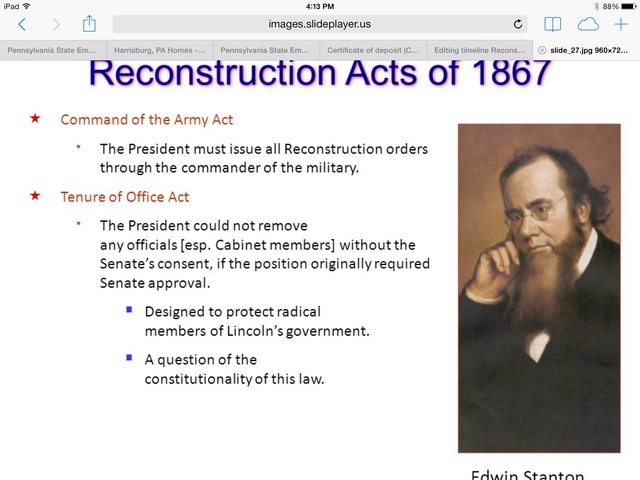 Reconstruction Acts