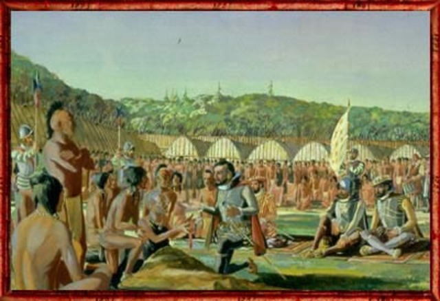 Cartier sets sail on his 2nd voyage