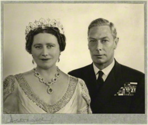 King George and Queen Elizabeth visit the USA
