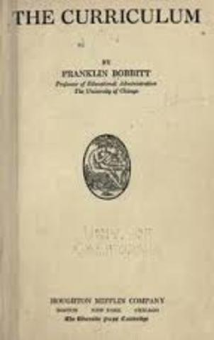 The currículum, Franklin Bobbit