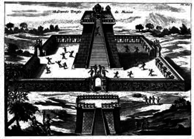 Destrucción palacio de Axayácatl.