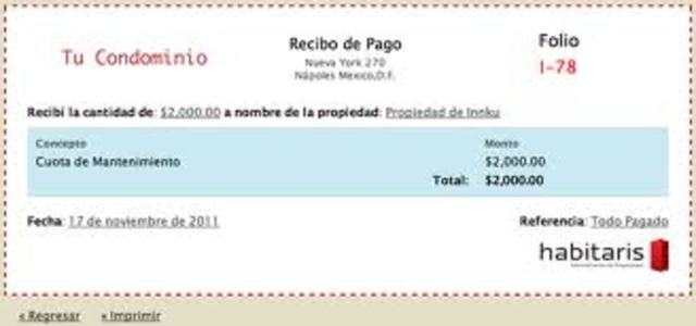 12. Recibo de pago compartido