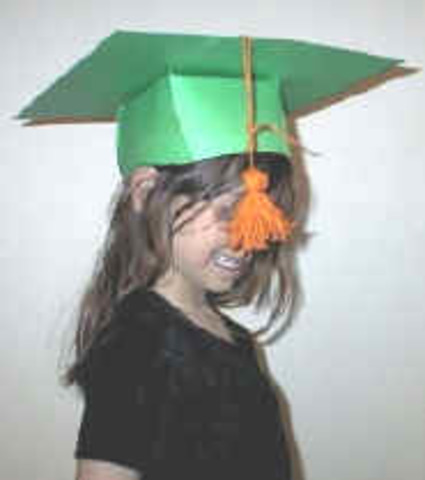 I graduated kindergarten.