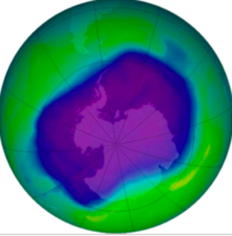 Roland and Molina (UCI) announce that CFC's are depleting the ozone layer
