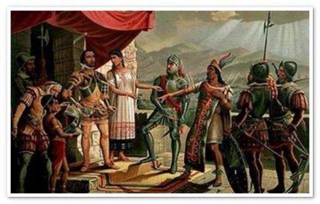 Llegada de Hernán Cortezs a Yucatán