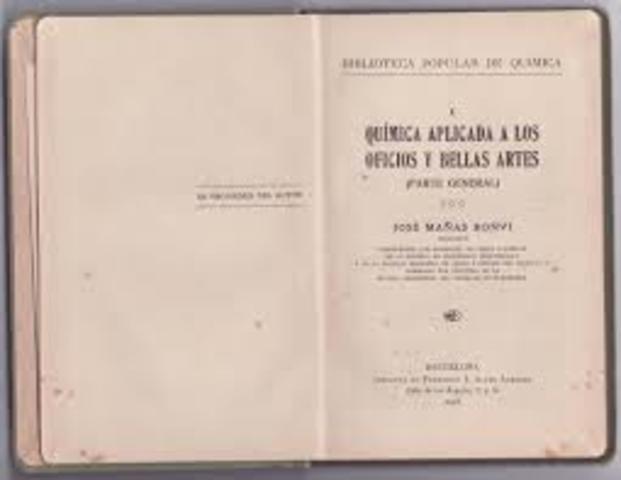 d.C Se escribe el primer libro de quimica
