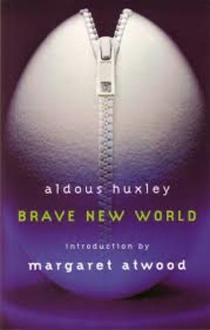 "Brave New World" By Aldous Huxley is published.