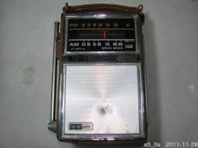 Transistor Radio under the covers at night