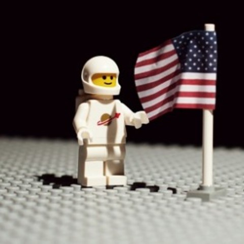 USA Walks on the moon
