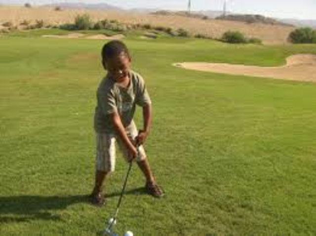 I started playing golf.