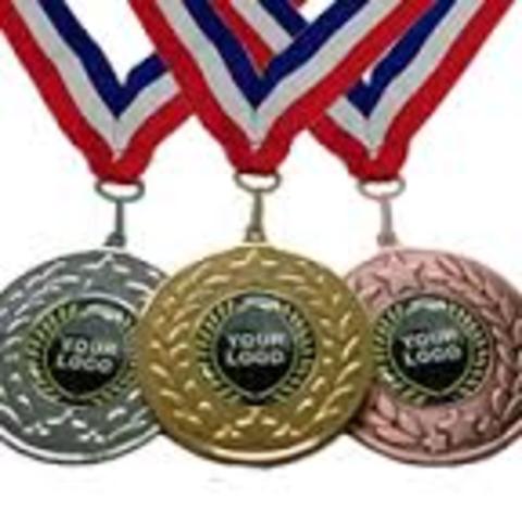 I got my first medal in swiming