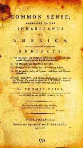 Common sense was published