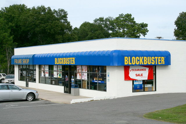 Blockbuster describes a movie.
