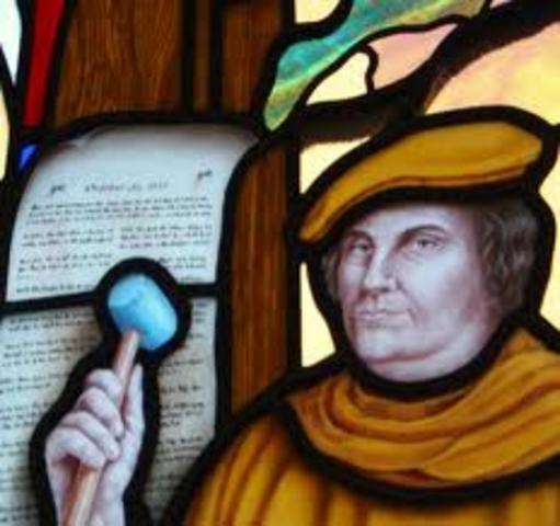 martin luther posts 95 theses