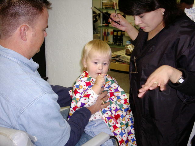 My first haircut