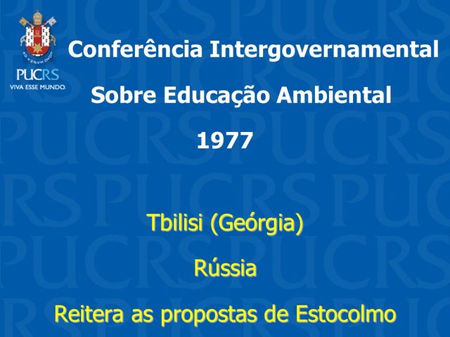 Conferência de Tbilisi em Geórgia (URSS)