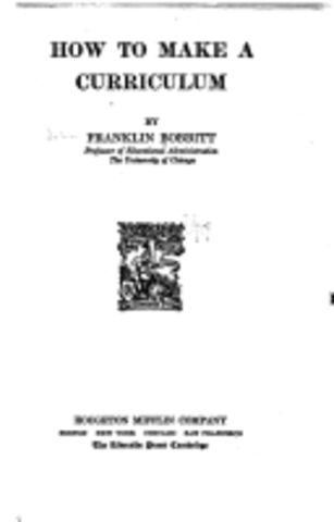 “HowtoMake a Curriculum”