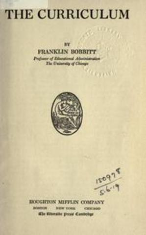 The Curriculum, Franklin Bobbit
