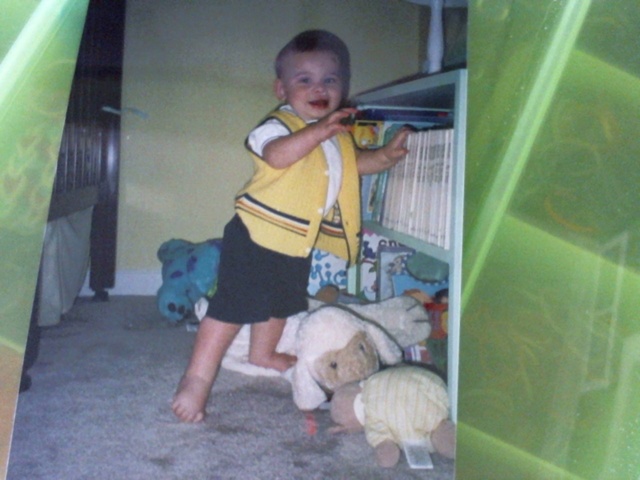 David walks for the first time!