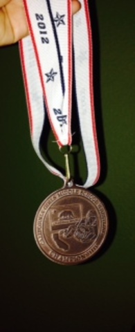 Got 6th place in the State in 8th grade